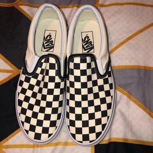 Checkered Slip-Ons